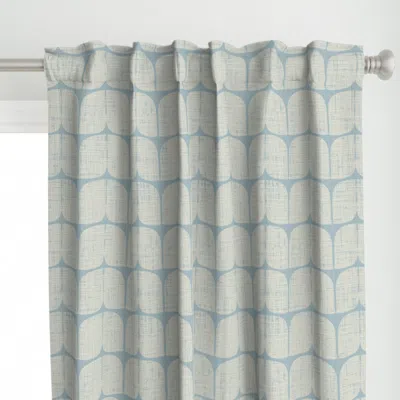 Spoonflower Mid-century Distressed Curtain Panel