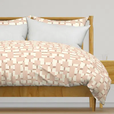 Spoonflower Midcentury Retro Soft Block Duvet Cover