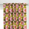 Spoonflower Mid-century Textured Curtain Panel