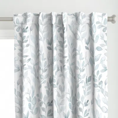 Spoonflower Midsummer / Leaves In Curtain Panel