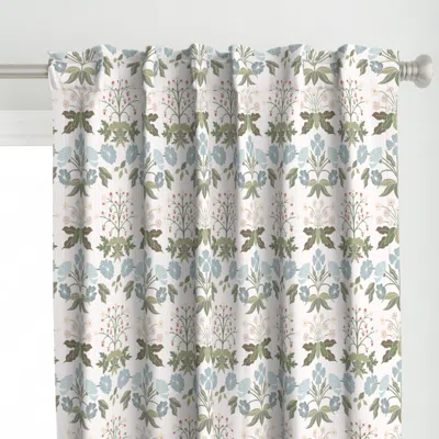 Spoonflower Millefleurs Arts And Curtain Panel