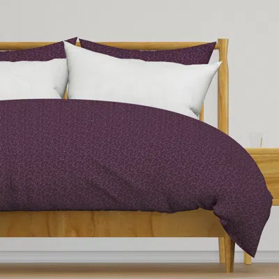 Spoonflower (mini) Elderberry Sprig Ditsy Duvet Cover