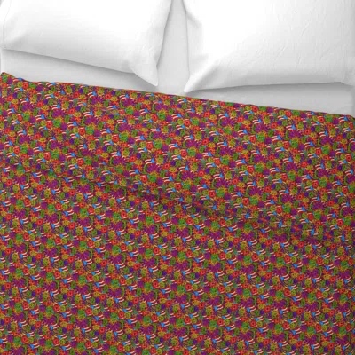 Spoonflower Mini Jardin Taino Euro Pillow Sham