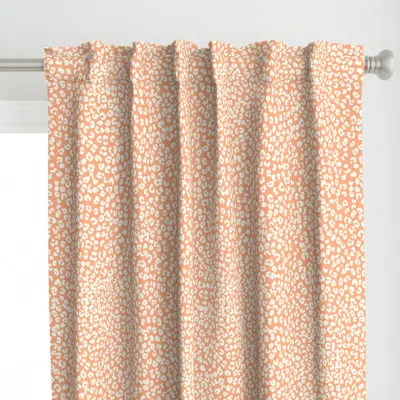 Spoonflower Mini Leopard Print Spots Curtain Panel
