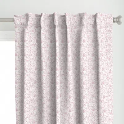 Spoonflower Mini Scale Block Print Curtain Panel
