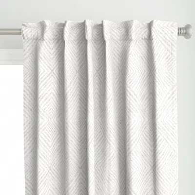 Spoonflower Minimalistic Stripy Curtain Panel