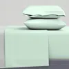 Spoonflower Mint Solid // #d3ebdb King Sheet Set
