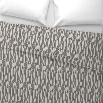 Spoonflower Mod Meow Wide Cotton Sateen 3.5 oz 26" X 20" Standard Knife Edge