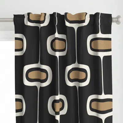 Spoonflower Mod Minimalist Chain Link Curtain Panel