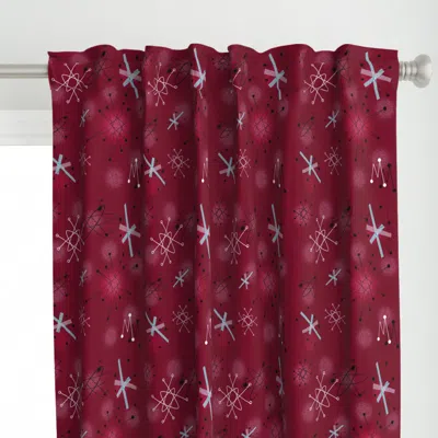 Spoonflower Mod Music - Rudolph Curtain Panel