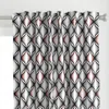 Spoonflower Mod Ogee (persimmon) Curtain Panel