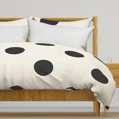 Spoonflower Modern Black And White Impact Duvet Cover
