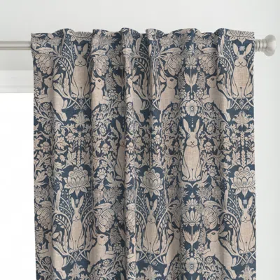 Spoonflower Modern Damask/year Of The Curtain Panel
