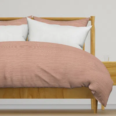 Spoonflower Modern Feminine Clay Rose Duvet Cover