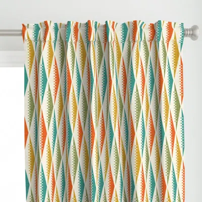 Spoonflower Modern Harlequin Curtain Panel