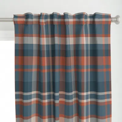 Spoonflower Modern Masculine Dark Curtain Panel