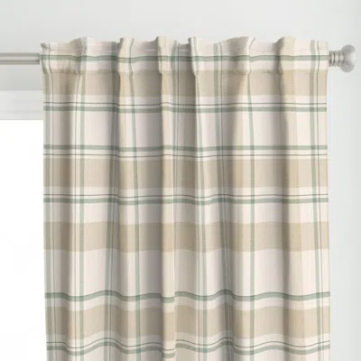 Spoonflower Modern Muted Farmhouse Curtain Panel