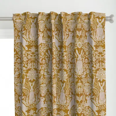 Spoonflower Modern Rabbit Curtain Panel