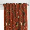 Spoonflower Monkey World Sienna Curtain Panel