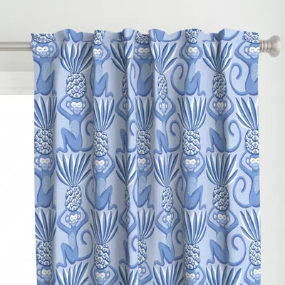 Spoonflower Monkeys And Pineapples - Curtain Panel