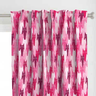 Spoonflower Monpink Curtain Panel