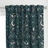 Spoonflower Moon Star Damask Curtain Panel