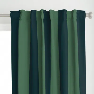 Spoonflower Mooody And Fern Green - Curtain Panel