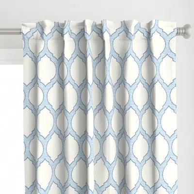 Spoonflower Moroccan Trellis - Fresh Curtain Panel