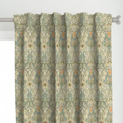 Spoonflower Morris Spring Thicket On Curtain Panel