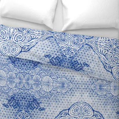 Spoonflower Mt. Shibori 21 X18 Wide Cotton Sateen 3.5 oz 26" X 20" Standard Knife Edge