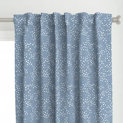 Spoonflower Mud Cloth Polka Dots Mid Curtain Panel