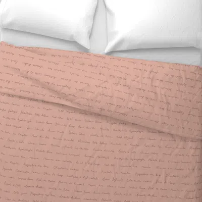 Spoonflower Mushroom Encyclopedia - Large - Pink Wide Cotton Sateen 3.5 oz 26" X 20" Standard Knife Edge