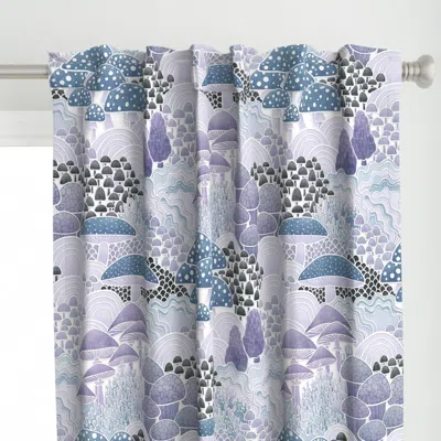 Spoonflower Mushs Field Extra Large Curtain Panel