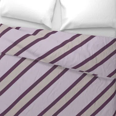 Spoonflower Muted Colors Diagonal Pattern Wide Cotton Sateen 3.5 oz 26" X 20" Standard Knife Edge
