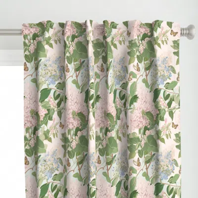 Spoonflower Muted Lilacs Curtain Panel