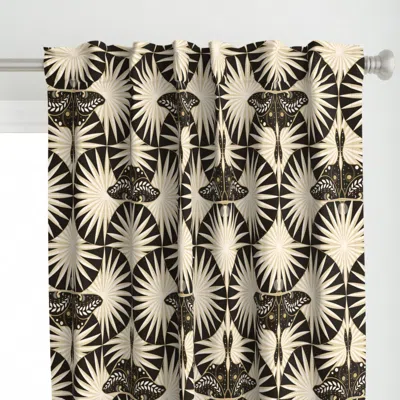 Spoonflower Mystical Luna Moth-art Curtain Panel