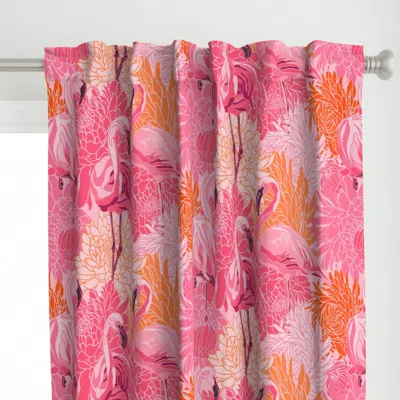 Spoonflower Naive Love In Pink Curtain Panel