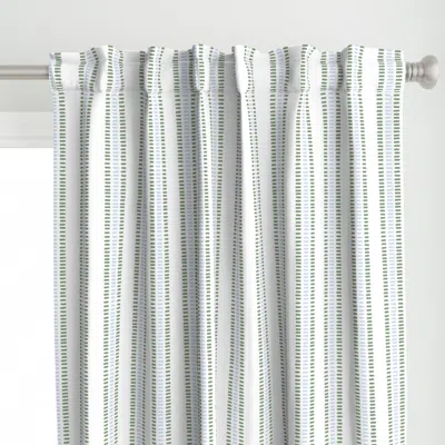 Spoonflower Narrow Summer Stripes - Curtain Panel
