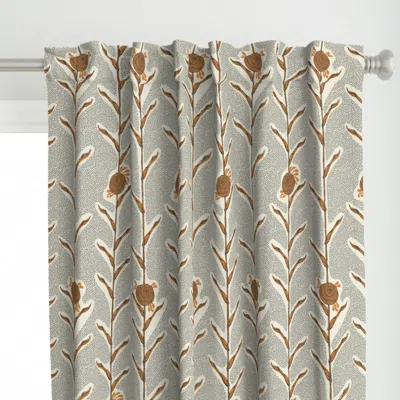 Spoonflower Natisha Peony Vine - Curtain Panel