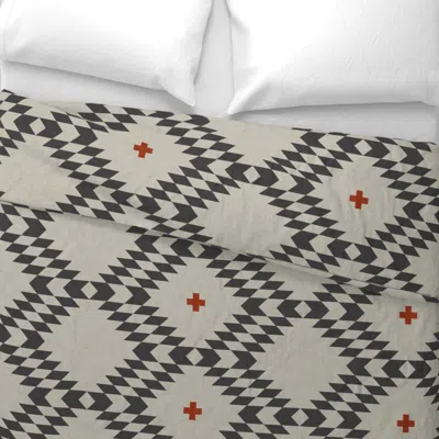 Spoonflower Native Natural Orange Large Wide Cotton Sateen 3.5 oz 26" X 20" Standard Knife Edge