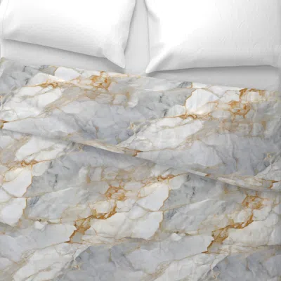 Spoonflower Natural Polished Stone-3 Wide Cotton Sateen 3.5 oz 26" X 20" Standard Knife Edge