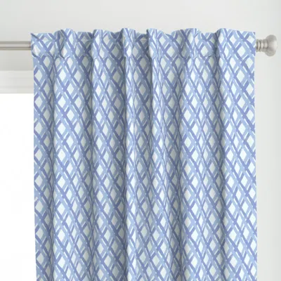 Spoonflower Nautical Weave Curtain Panel