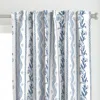 Spoonflower Navy1 On White Stripe Curtain Panel