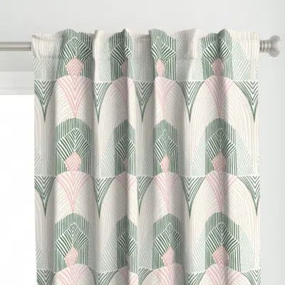 Spoonflower Neutral Boho Chic Curtain Panel