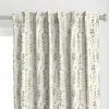 Spoonflower Neutral Spring Curtain Panel