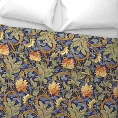 Spoonflower Nibelung Floralia-12 Wide Cotton Sateen 3.5 oz 26" X 20" Standard Knife Edge