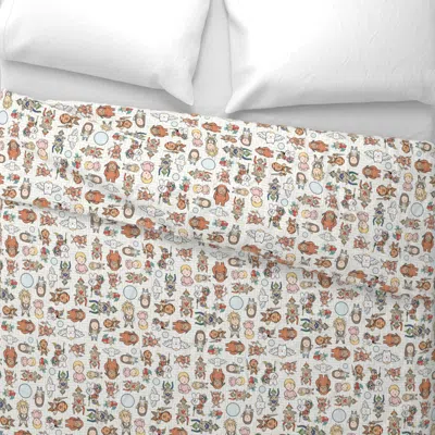 Spoonflower Nostalgic 80's Maze Pattern Wide Cotton Sateen 3.5 oz 26" X 20" Standard Knife Edge