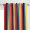 Spoonflower Oahu Sunset Stripe Curtain Panel