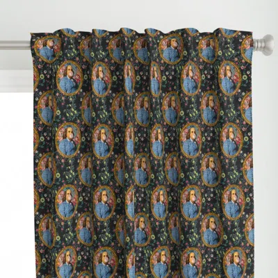 Spoonflower Og Bubble Gum Frankie Curtain Panel