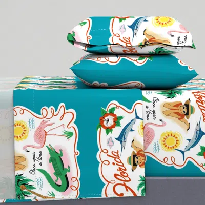 Spoonflower Once Upon A Time Full Sheet Set